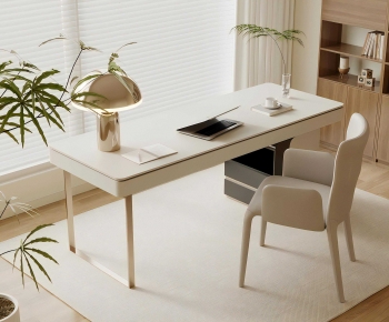 Modern Computer Desk And Chair-ID:836651092