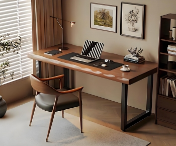 Modern Computer Desk And Chair-ID:659151118