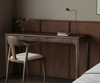 Modern Computer Desk And Chair-ID:376703022