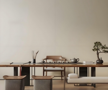 New Chinese Style Tea Tables And Chairs-ID:582484969