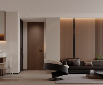 Modern A Living Room-ID:433181053