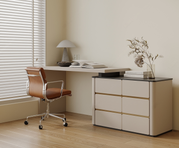 Modern Computer Desk And Chair-ID:940490012