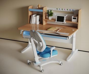 Modern Computer Desk And Chair-ID:535167939