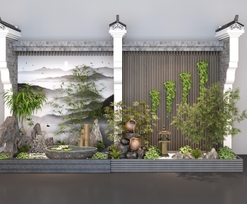 New Chinese Style Plant Landscaping-ID:882910015