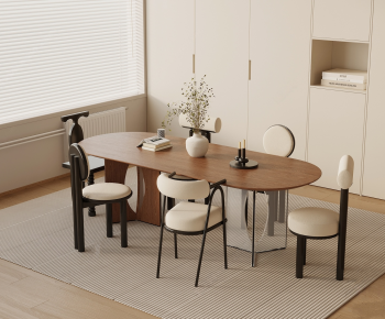 Modern Dining Table And Chairs-ID:709582099