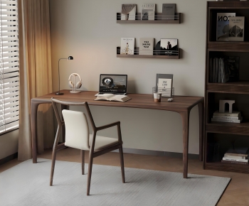 Modern Computer Desk And Chair-ID:116528993