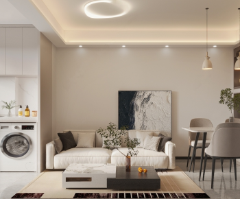 Modern A Living Room-ID:715727094