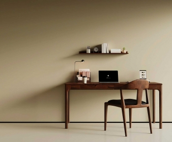 Modern Computer Desk And Chair-ID:263081078