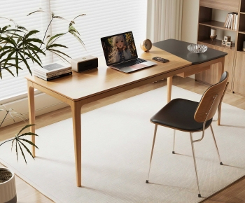 Modern Computer Desk And Chair-ID:877358952