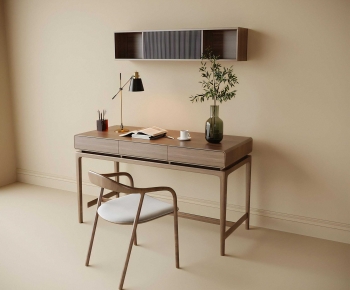 Modern Computer Desk And Chair-ID:613238108