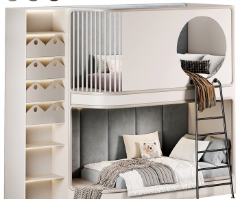 Modern Bunk Bed-ID:381412039