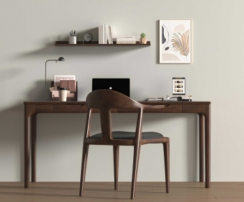 Modern Computer Desk And Chair-ID:507091059