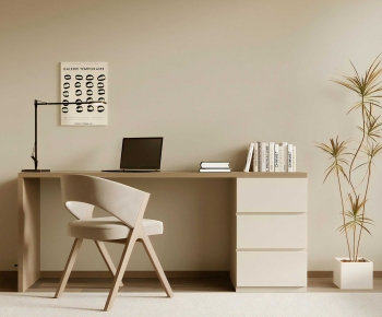 Modern Computer Desk And Chair-ID:806936033