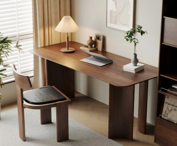 Modern Computer Desk And Chair-ID:765741111
