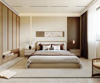 New Chinese Style Bedroom-ID:169599157