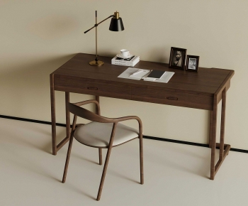 Modern Computer Desk And Chair-ID:862091069