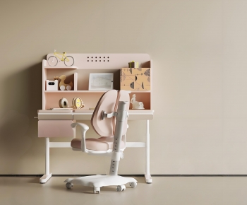 Modern Computer Desk And Chair-ID:717129794