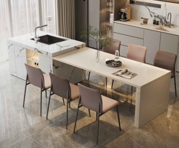 Modern Dining Table And Chairs-ID:606297979