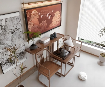 New Chinese Style Lounge Chair-ID:545700075