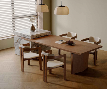 Modern Dining Table And Chairs-ID:207734117