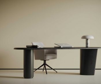 Modern Computer Desk And Chair-ID:239988096