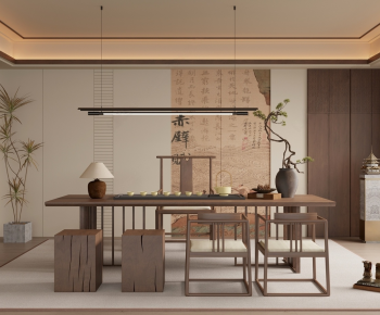 New Chinese Style Tea House-ID:532881985