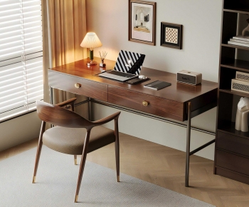 Modern Computer Desk And Chair-ID:269258028