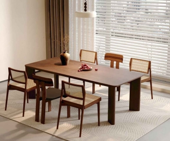 Modern Dining Table And Chairs-ID:725461966