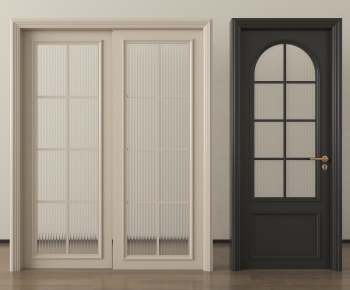 French Style Sliding Door-ID:618657116