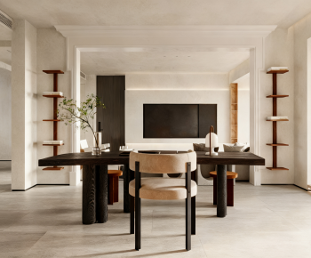 Wabi-sabi Style Study Space-ID:528656019