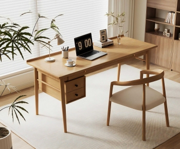 Modern Computer Desk And Chair-ID:203440225