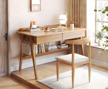 Modern Computer Desk And Chair-ID:818661934
