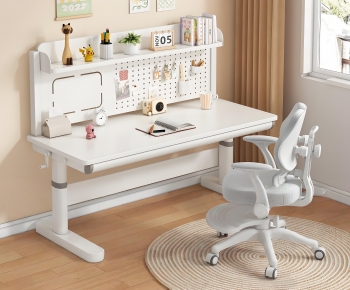 Modern Computer Desk And Chair-ID:211269941
