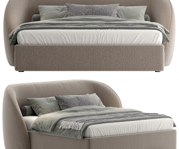 Modern Double Bed-ID:890950925