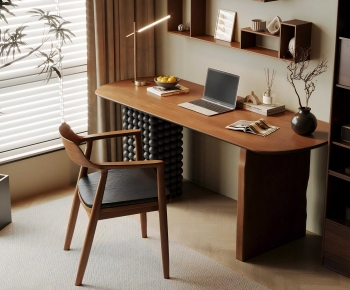 Modern Computer Desk And Chair-ID:432238104
