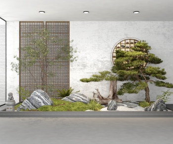 New Chinese Style Plant Landscaping-ID:556809951