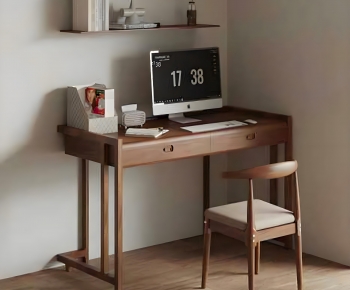 Modern Computer Desk And Chair-ID:971894039