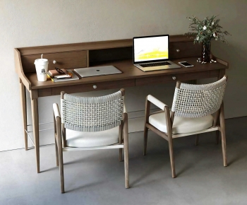 Modern Computer Desk And Chair-ID:187060123