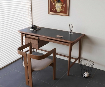 Modern Computer Desk And Chair-ID:568018912