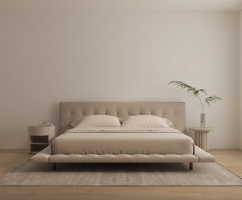 Modern Double Bed-ID:102820428