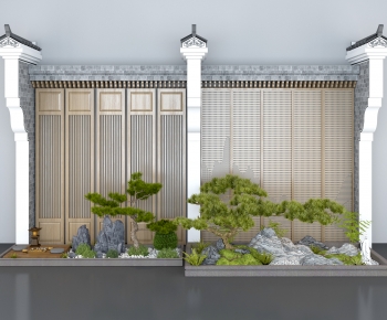 New Chinese Style Plant Landscaping-ID:973424913