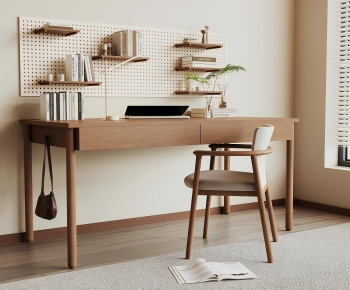 Modern Computer Desk And Chair-ID:223759895