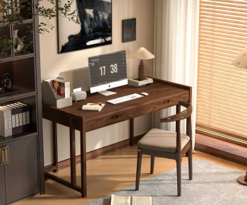 Modern Computer Desk And Chair-ID:734469895
