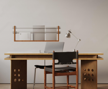 Modern Computer Desk And Chair-ID:298651931