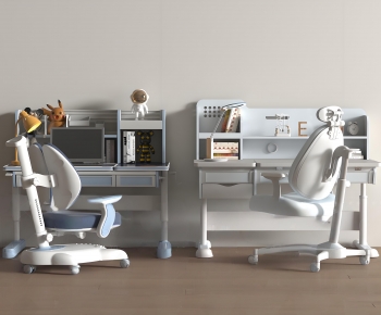 Modern Computer Desk And Chair-ID:647959952