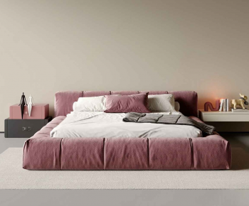 Modern Double Bed-ID:399266968