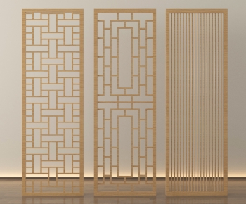 Wabi-sabi Style Metal Screen Partition-ID:555846939