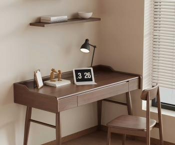 Modern Computer Desk And Chair-ID:253797052