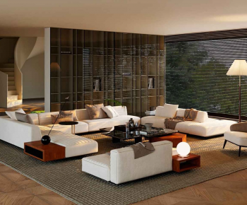 Modern A Living Room-ID:237129933