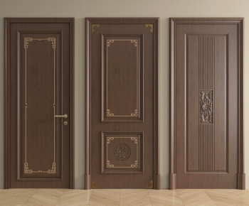 New Chinese Style Single Door-ID:581630959